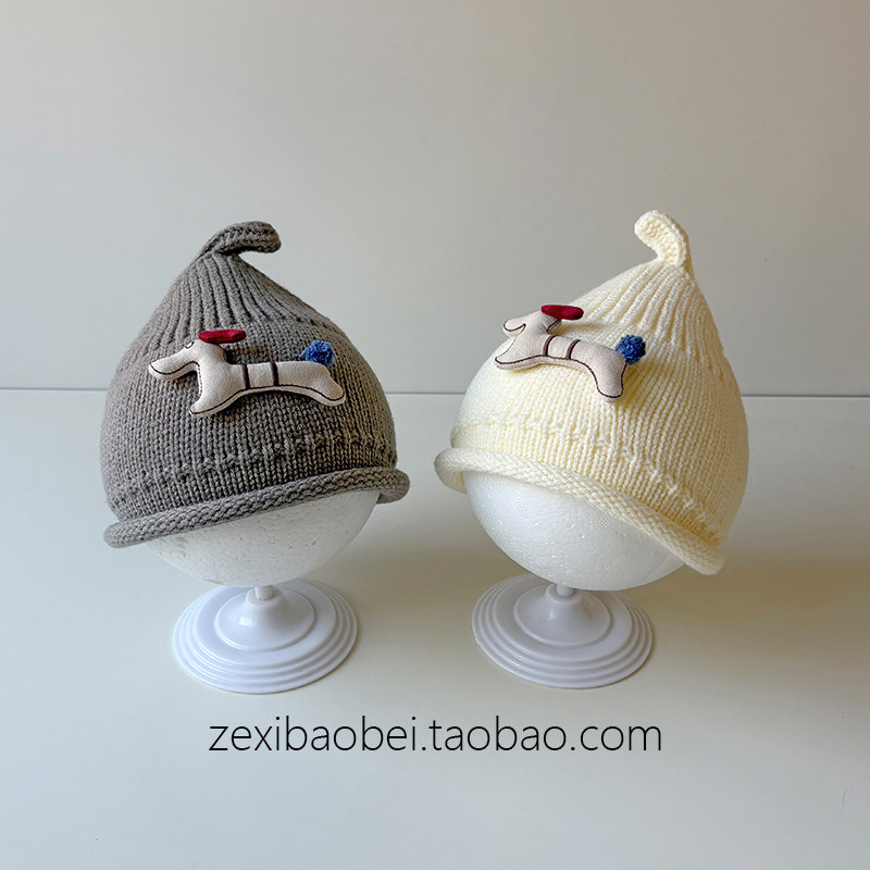 婴儿帽子秋冬款毛线帽可爱超萌宝宝针织帽男女宝婴幼儿套头帽2025,童装/婴儿装/亲子装,帽子,淘宝优惠券,粉丝福利购,淘宝优惠卷