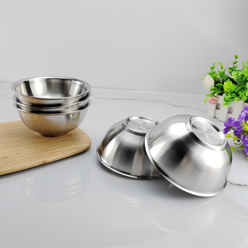 微瑕清仓18/10不锈钢双层防烫碗