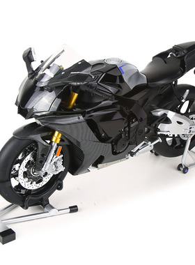 新款 合金1:6雅马哈R1M喷雾摩托车声光儿童玩具车模型摆件