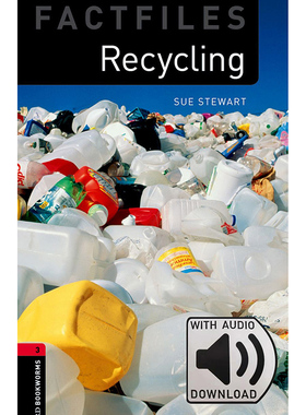 【外研社旗舰店】 Bookworms Library: Level 3: Recycling Factfile MP3 Pack 书虫分级3级：回收利用：解决垃圾问题的方法之一
