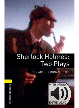 Oxford Bookworms: Level 1: Sherlock Holmes: Two Plays MP3 Pack 牛津书虫分级读物1级：福尔摩斯两个剧本附MP3下载激活码