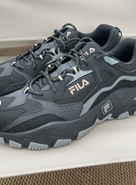FILARavagement2掠夺者简约舒适百搭低帮生活休闲鞋男款灰黑