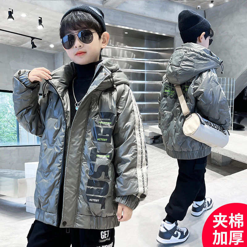 大童男装一米二三四五六年级七八九十岁小孩夹棉厚外套上冬衣服黑,童装/婴儿装/亲子装,棉袄/棉服,淘宝优惠券,粉丝福利购,淘宝优惠卷