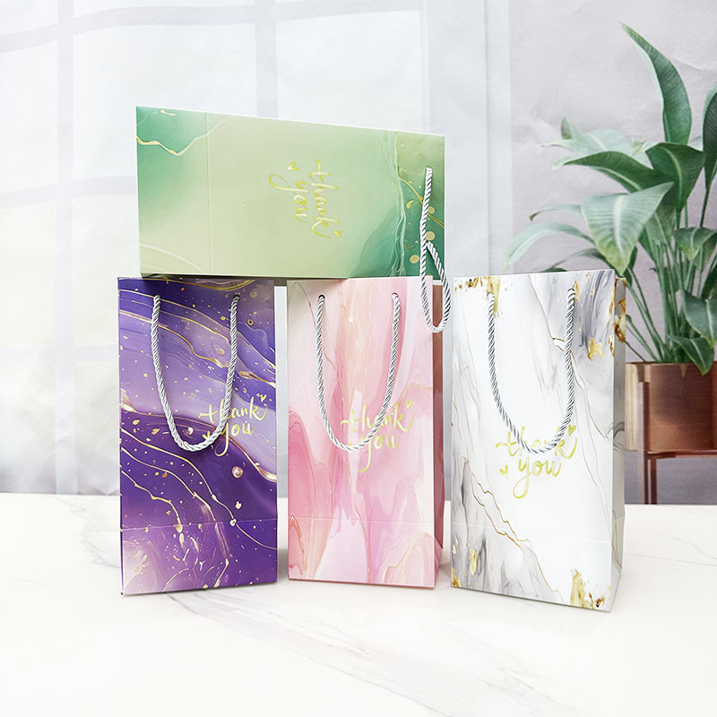 女神节简约梦幻精美保温杯礼物包装袋化妆品手提袋礼品袋纸袋包邮