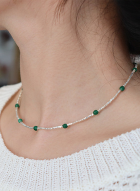 气质银子水波链有机玻璃