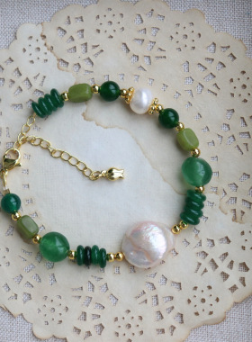 设计绿玉髓玛瑙巴洛克