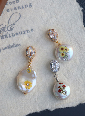 西西里娅系列法式复古耳环