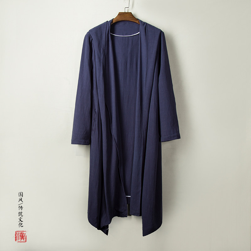 2025春夏新款风男装连帽中长款男士风衣外套F51P125,男装风衣,钱塘802