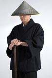 秋冬新款风男装棉麻加厚改良汉服H15AP120，男装民族服装，钱塘802