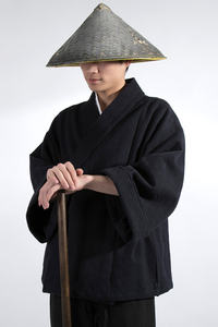 秋冬新款风男装棉麻加厚改良汉服H15AP120图片
