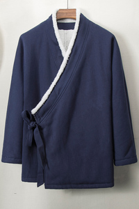 2021风棉麻加绒加厚汉服外套H50P100图片