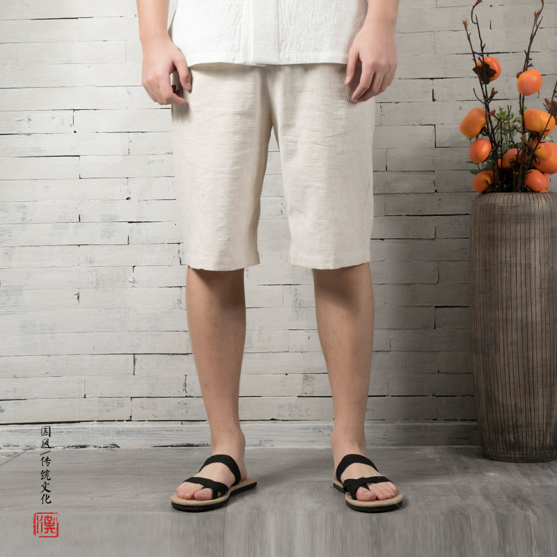 2025春夏新款男装亚麻裤短裤K379P55,男装牛仔裤,钱塘802