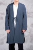 春装新款风男装汉服棉麻外套W69P95，男装民族服装，钱塘802