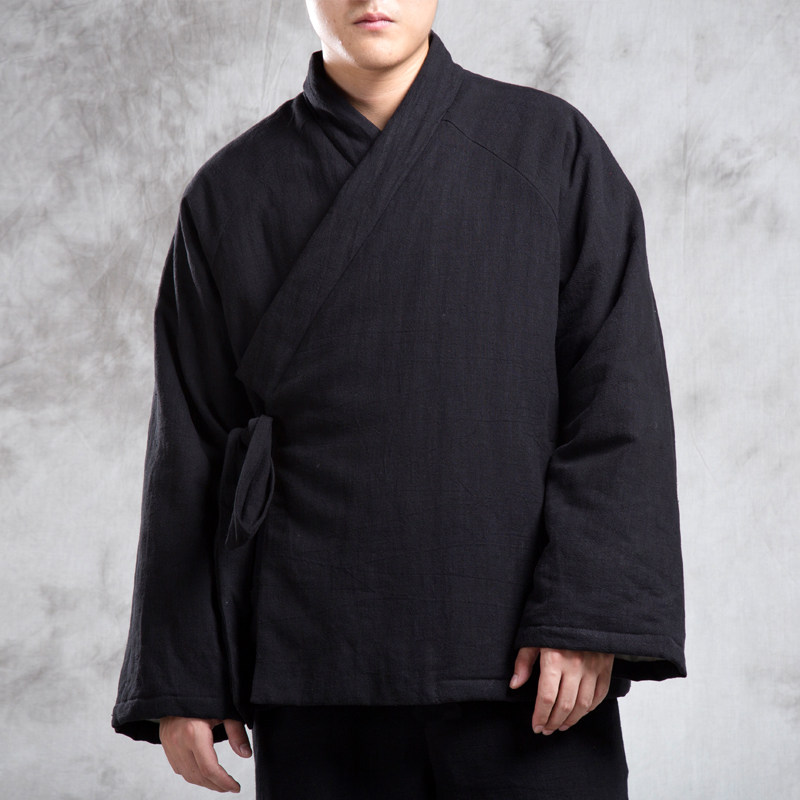 秋冬新款风男装亚麻男士汉服棉衣外套M10P135,男装棉衣,钱塘802