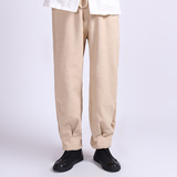 冬装新款风男大码装加绒加厚亚麻休闲裤K32-2P85，男装卫衣，钱塘802