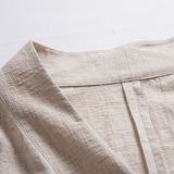 夏装新款风男装棉麻汉服短袖C95P65，男装民族服装，钱塘802