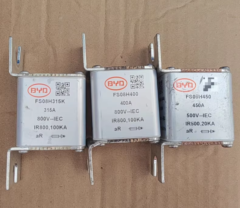 比亚迪高压保险丝 型号FS08H315K，315A 800V规格