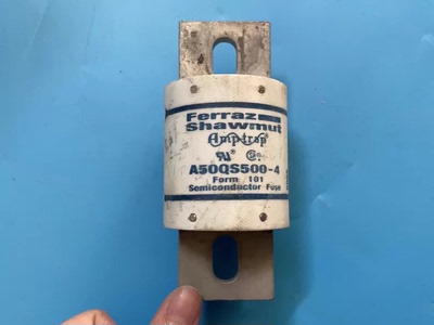 拆机Ferraz Shawmut罗兰半导体熔断器 型号：A50QS500-4，Form 1