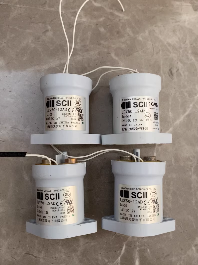 西艾原装LEV50-12AD直流接触器，50A，12V，拆机原装正品