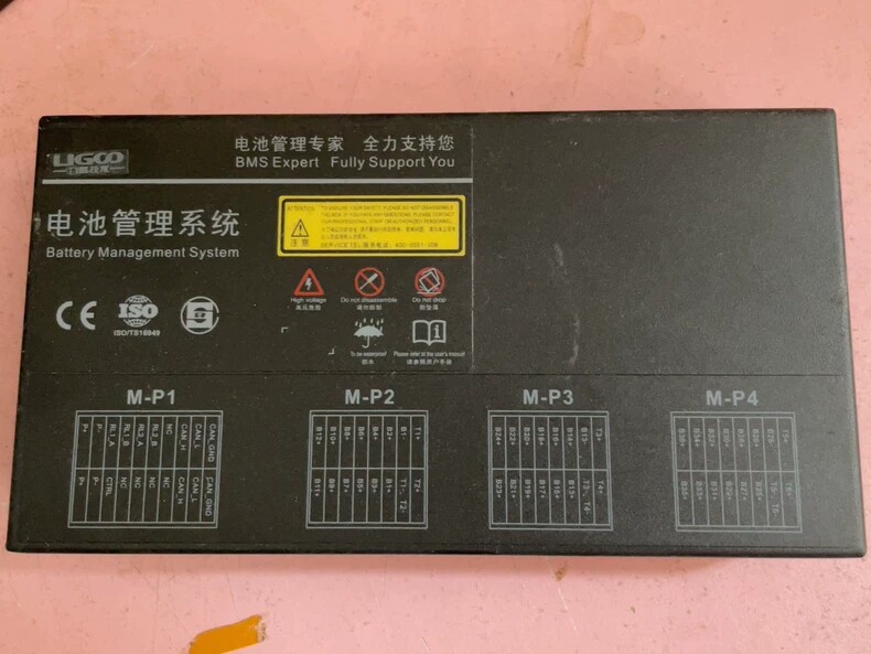 拆机LIGOO力高电池管理系统BMS， 项目描述：南京金龙6680-49项目