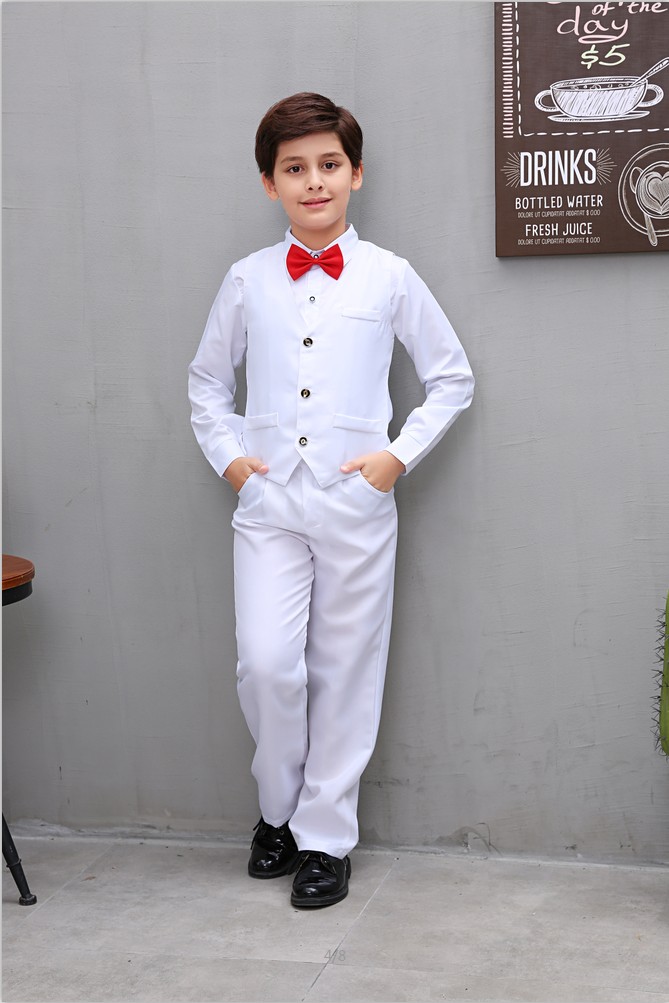 男童女童表演背带裤儿童礼服校服小学生班服幼儿园大合唱演出服装