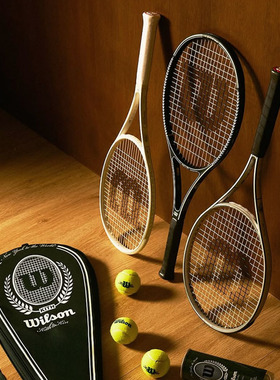 Fifth Set决胜局︱Kith Wilson联名款威尔胜网球拍纯白色绿色银色