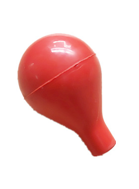 加厚红色橡胶吸球 移液管吸球 玻璃刻度 吸管吸球 5ml 10ml