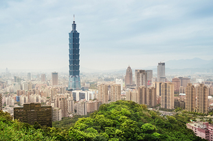 中国台湾城市Taiwan城市风景夜景海报制作旅行社装饰挂画贴画4011