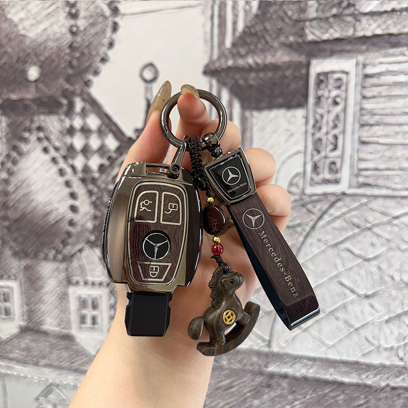 适用奔驰c200l车钥匙套A180壳GLA200扣 GLC260女士GLK300包S级CLA,汽车用品/电子/清洗/改装,车用钥匙包,淘宝优惠券,粉丝福利购,淘宝优惠卷