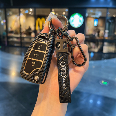 适用于奥迪Q3钥匙套A3车A1/Q2L/TT折叠保护壳老款A6/Q7/Q5包扣男