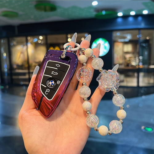 宝马5系钥匙套3系x3车x5x1刀锋三系3系i3五系 530女320li 扣525壳