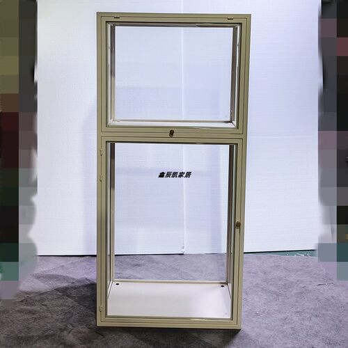 简约钢化玻璃手办积木展示柜