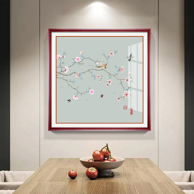 客厅餐厅玄关新中式简约古典挂画