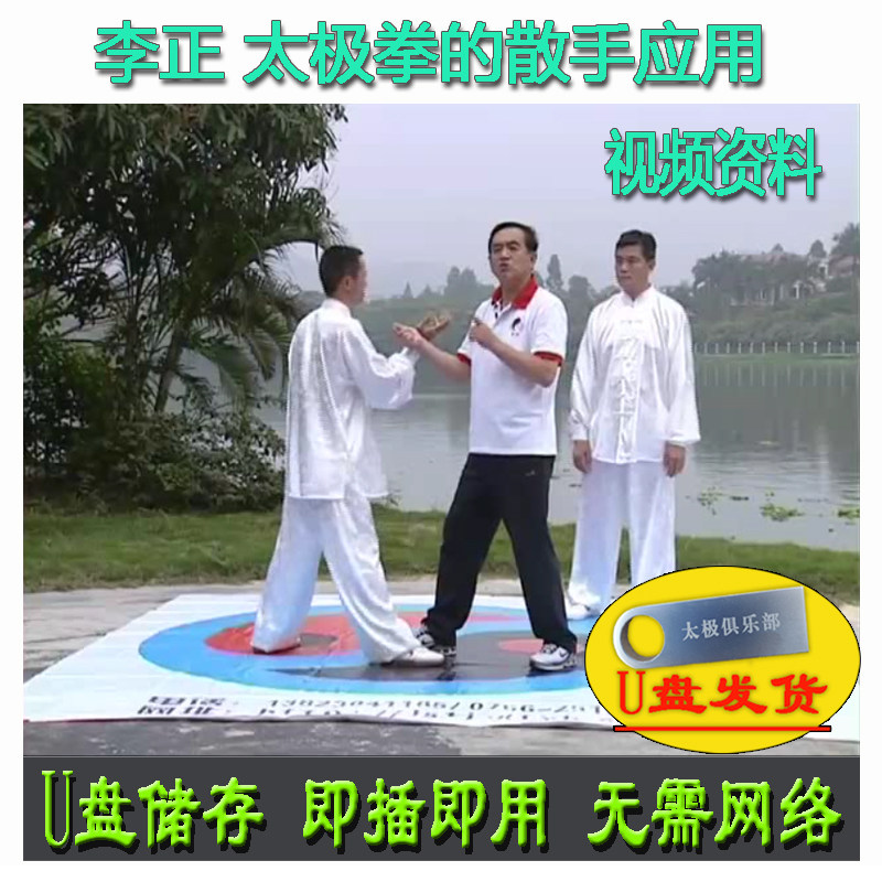 李正 太极拳的散手应用U盘视频 杨氏技击杨式实战系列讲解