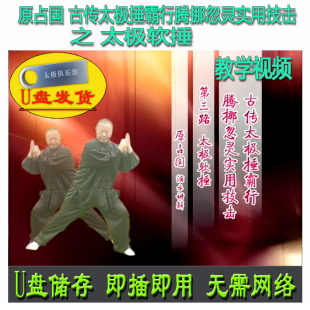 原占国 太极软捶U盘视频 陈式太极拳系列陈氏技击实战教学讲解