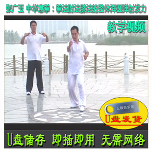 张广玉 中华意拳系列:拳法肘法、膝法的整体浑圆弹射发力 U盘视频