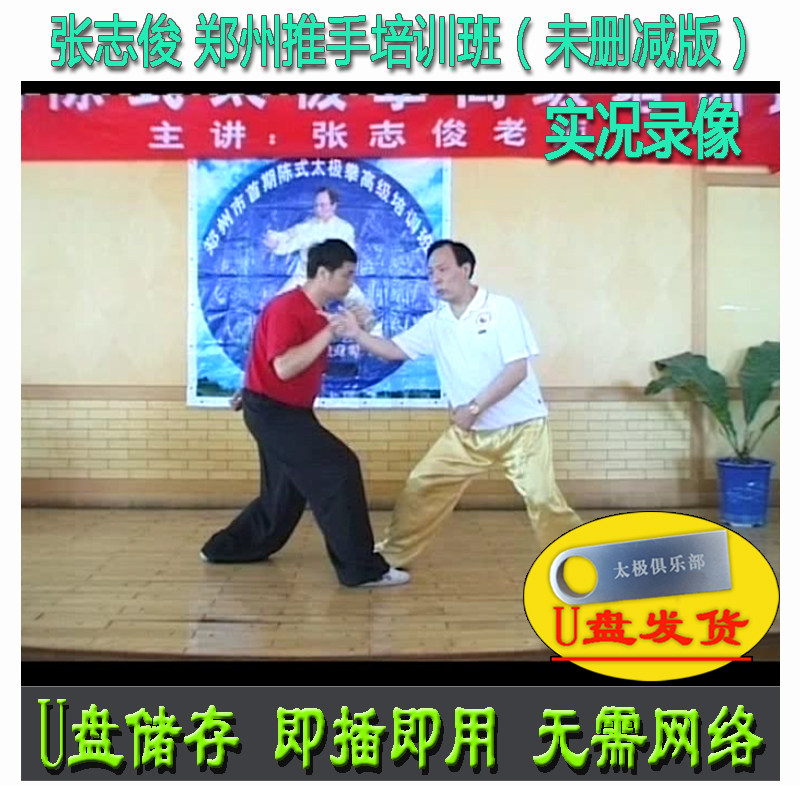 张志俊 郑州推手培训班录像U盘视频 陈式太极实战技击教学 未精简,运动/瑜伽/健身/球迷用品,更多太极配件,淘宝优惠券,粉丝福利购,淘宝优惠卷