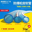 PVC水管软管家用4分6分1寸防冻洗车塑料浇水管蛇皮管花园管包纱管