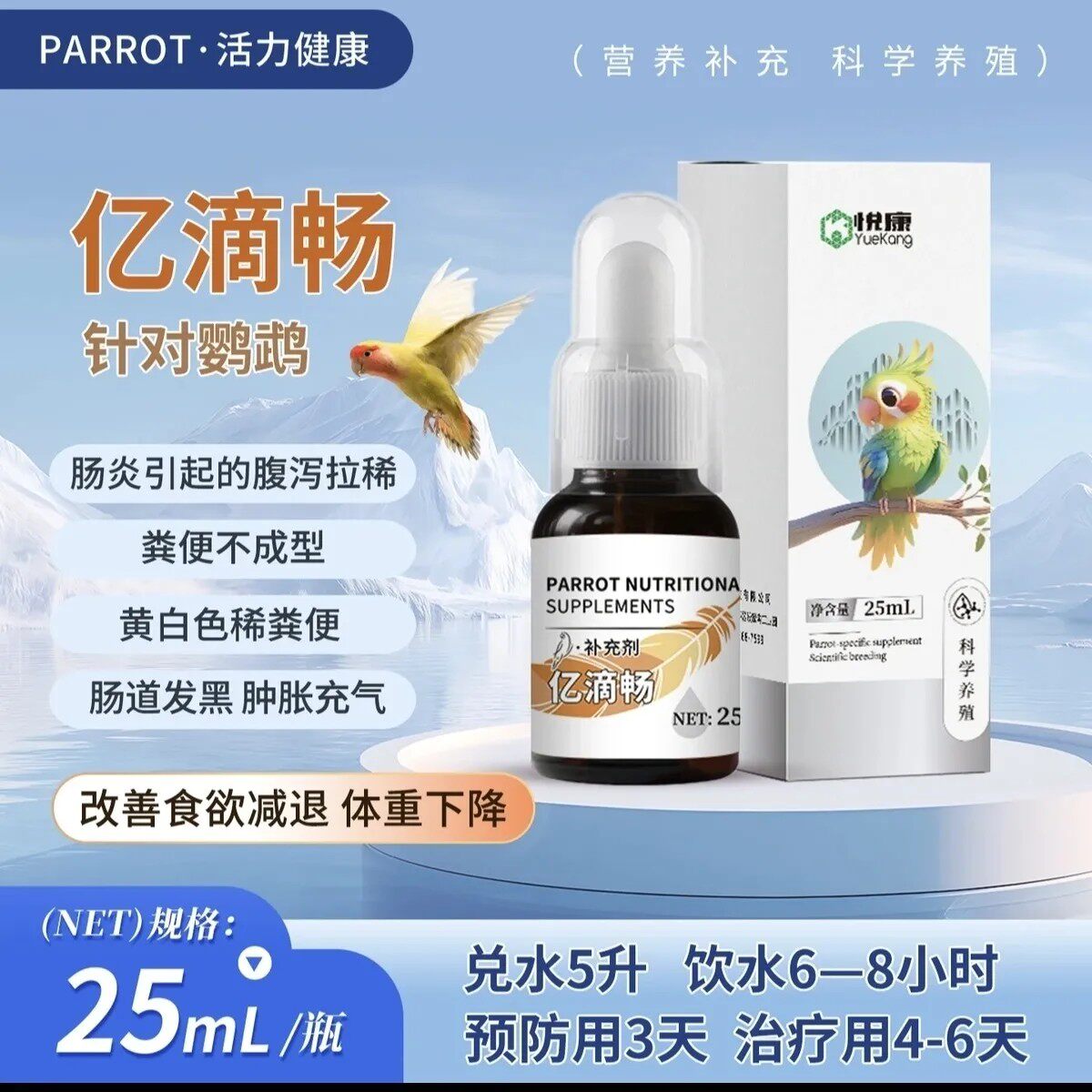 【鹦鹉健康搭档】针对鹦鹉各种问题轻松控制