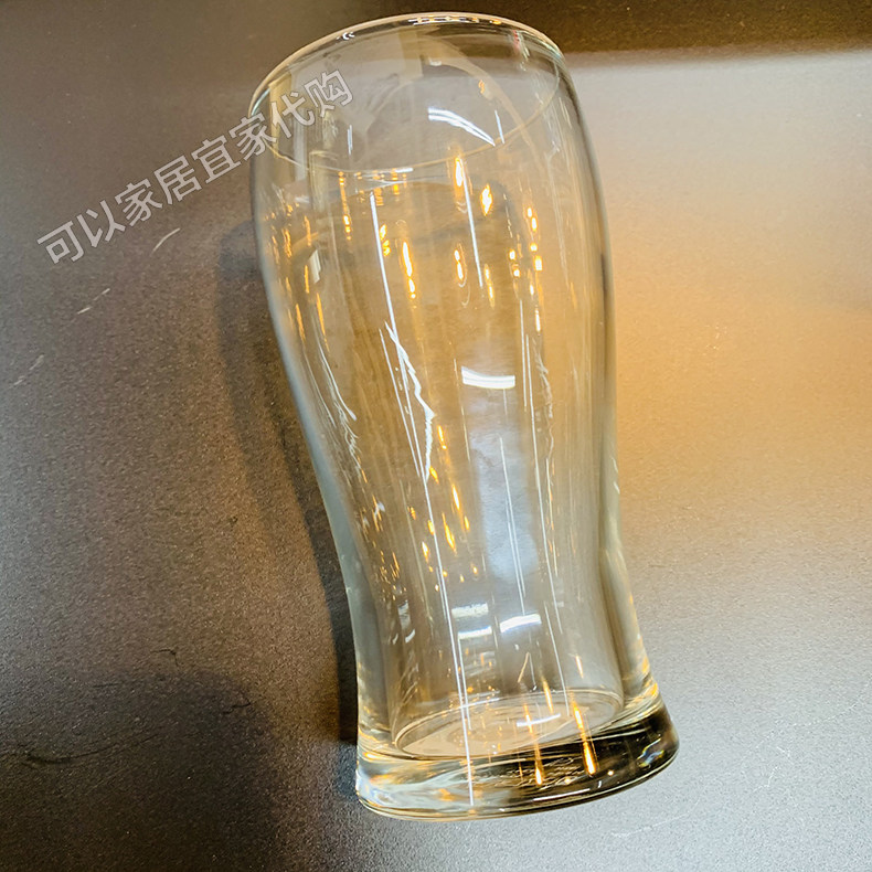 ikea宜家lodrat 罗兰特啤酒杯锥形设计大容量杯子 500ml