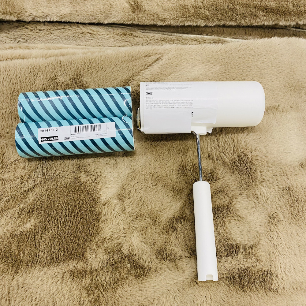 ikea宜家佩普里格滚筒式除尘器粘毛器可撕式粘尘粘纸滚撕纸替换芯