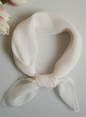 清库存真丝DIY丝巾扎染蜡染手绘围巾白色长方形多种尺寸学生练手