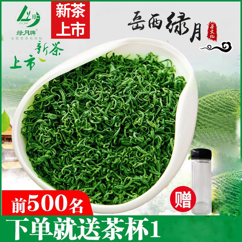 安徽绿月炒青绿茶500g茶叶浓香型