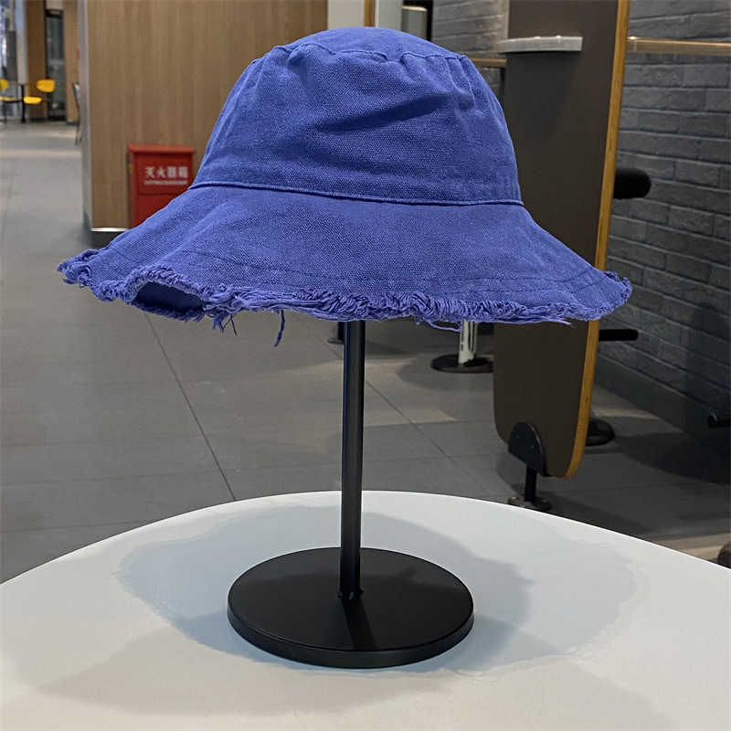 毛边牛仔防晒帽春夏季情侣遮阳帽