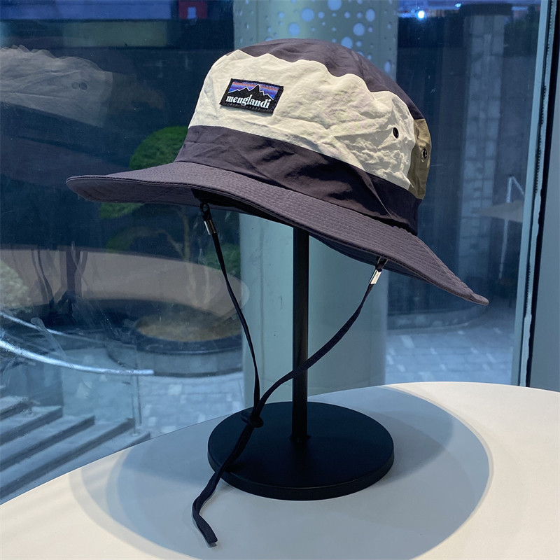 新款男女户外露营速干登山帽休闲轻薄透气遮阳帽出游圆顶防晒帽子