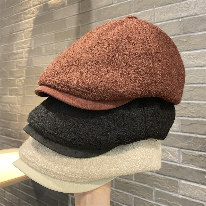 英伦复古前进帽女时尚休闲贝雷帽