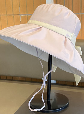 渔夫帽子女春夏季大檐帽遮脸防紫外线防晒帽户外出游遮阳帽太阳帽