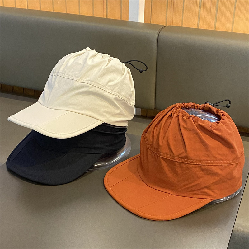 韩版速干可折叠空顶棒球帽子女夏季百搭防晒鸭舌帽休闲运动遮阳帽