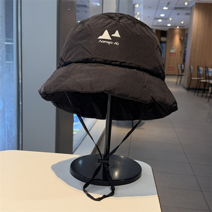 棉绒盆帽子 可收纳防水登山帽新款 冬季 户外保暖防风渔夫帽男女新款