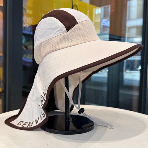 户外大檐网眼登山帽男女夏季速干